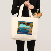 安全な港 ラージトートバッグ (正面(商品))