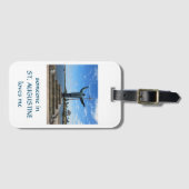 安全な腕を持ち上げた荷物タグ ラゲッジタグ (正面横)