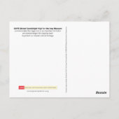 安全な訪問用葉書（ろうそく付き） ポストカード (裏面)