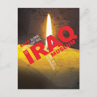 安全な訪問用葉書（ろうそく付き） ポストカード