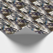 安全な避難所：妖精ペンギン天国 ラッピングペーパー (角)