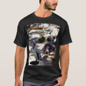 安全な避難所:妖精ペンギン天国 Tシャツ (正面)