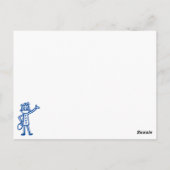 安全な郵便配達員 ポストカード (裏面)