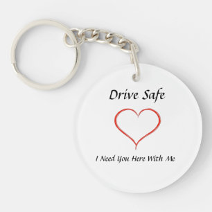 安全なKeychainを運転して下さい キーホルダー