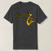 安全なSaxの練習 Tシャツ (デザイン正面)