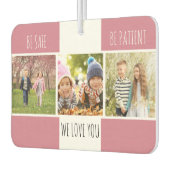 安全に患者になれる3写真のピンクカスタム色 カーエアーフレッシュナー (左)