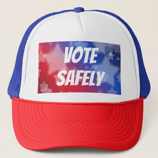 安全に投票する キャップ (正面)