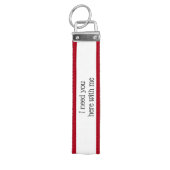 安全に運転して、私と一緒にここに必要だ リストバンドキーホルダー (鍵トップ)