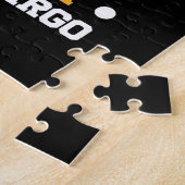 安全に運転できるスクールバスの運転手 ジグソーパズル (側面)