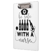 安全に飲めるナース クリップボード (左)