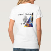 安全のために縮小しない Tシャツ (裏面)