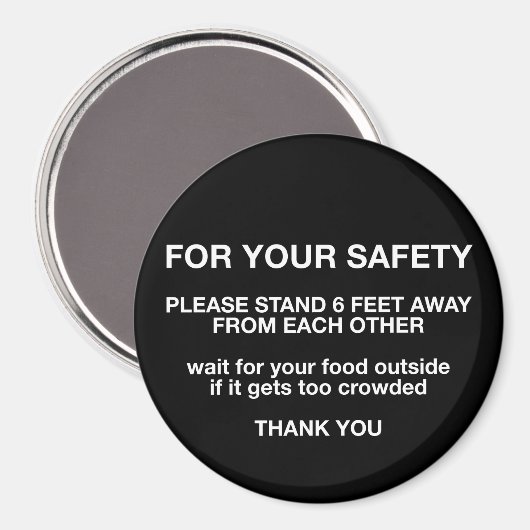 安全のために マグネット (正面/裏面)