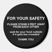 安全のために マグネット (正面)