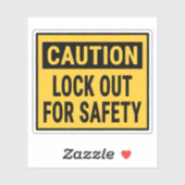 安全のためロックアウトする シール (シート)