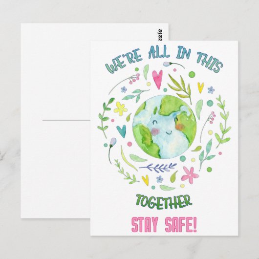 安全を守れ! ポストカード (正面/裏面)