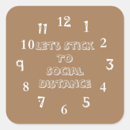 安全を確保して拡散を阻止しよう 安全な旅行 24/7 スクエアシール