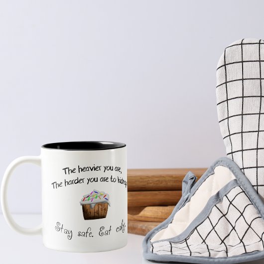 安全を維持食べする ツートーンマグカップ