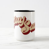 安全を維持 ツートーンマグカップ (中央)