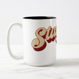 安全を維持 ツートーンマグカップ