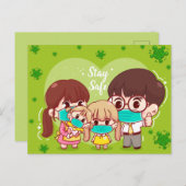 安全を維持 ポストカード (正面/裏面)