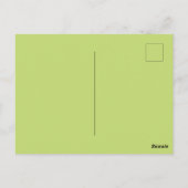 安全を維持 ポストカード (裏面)