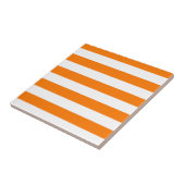 安全オレンジと白ストライプ色 タイル (側面)