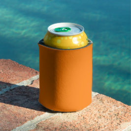安全オレンジ無地の色 缶クーラー