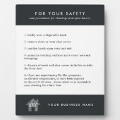 安全カスタムを示す実在エステートロゴオープンハウス フォトプラーク (正面)