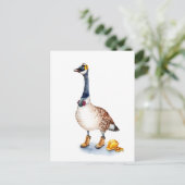 安全ガチョウ ポストカード (スタンド正面)