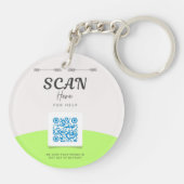 安全キーチェーン キーホルダー (裏面)