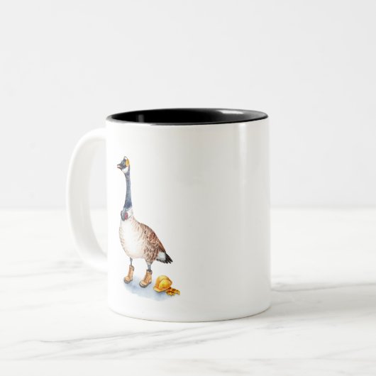 安全グース ツートーンマグカップ (正面左)