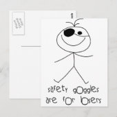 安全ゴーグル ポストカード (正面/裏面)