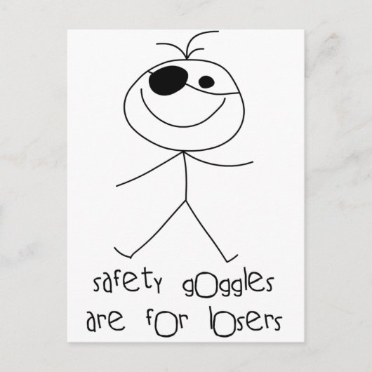 安全ゴーグル ポストカード (正面)