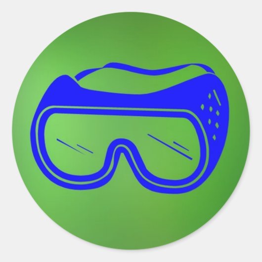 安全ゴーグル©AH2010 ラウンドシール (正面)