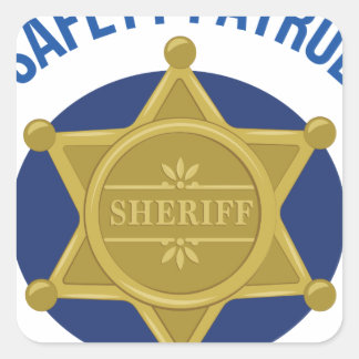 安全パトロール スクエアシール