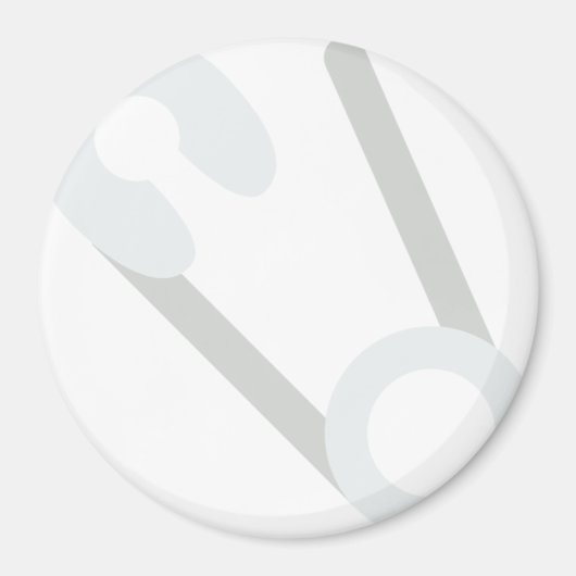 安全ピンを開く マグネット (正面)