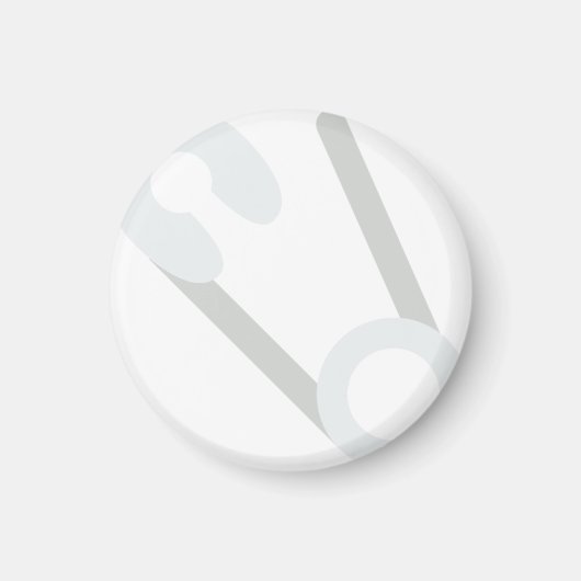 安全ピンを開く マグネット (正面)