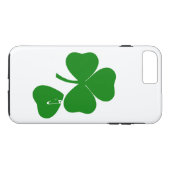 安全ピン付きクローバーSt Patrick's Day Get Lucky Case-Mate iPhoneケース (裏面(横))