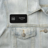 安全ピン名タグまたは磁気ロゴ付カスタムき磁気 名札 (インサイチュ)