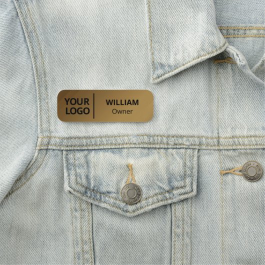 安全ピン名タグまたは磁気ロゴ付カスタムき磁気 名札 (インサイチュ)