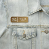 安全ピン名タグまたは磁気ロゴ付カスタムき磁気 名札 (インサイチュ)