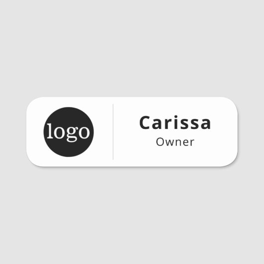 安全ピン名タグまたは磁気ロゴ付カスタムき磁気 名札 (正面)