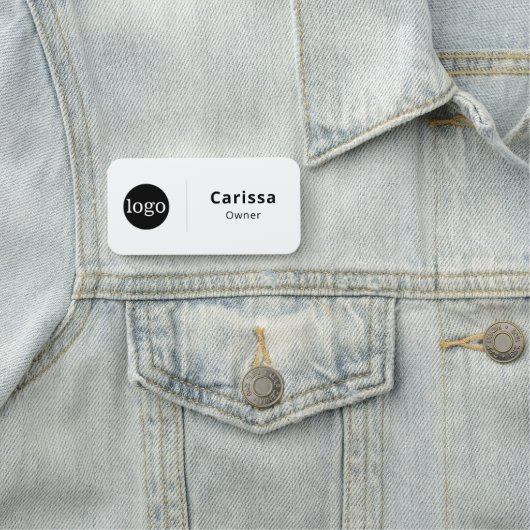 安全ピン名タグまたは磁気ロゴ付カスタムき磁気 名札 (インサイチュ)