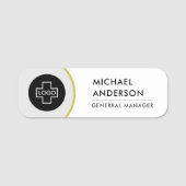 安全ピン名タグまたは磁気ロゴ付カスタムき磁気 名札 (正面)