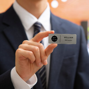 安全ピン名札またはマグネティック、カスタムロゴ 名札