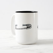 安全ピン-コップ+ ツートーンマグカップ (正面左)