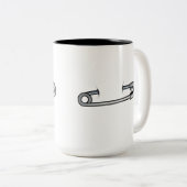 安全ピン-コップ+ ツートーンマグカップ (正面右)