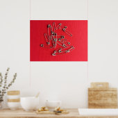 安全ピン ポスター (キッチン)