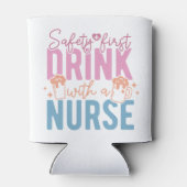 安全ファーストドリンクとナースパステル 缶クーラー (裏面)