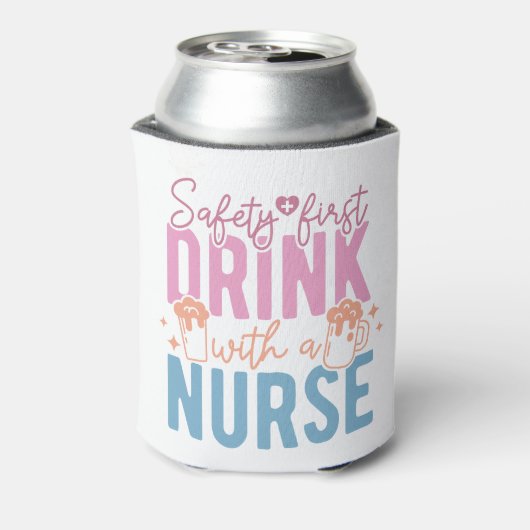 安全ファーストドリンクとナースパステル 缶クーラー (缶裏面)